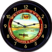 Primo Honolulu Hawaii Beer Tray Wall Clock Beach Malt Ale Lager Man Cave 10"
