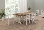 NORMANDY 7 Piece Dining Suite with Malu Dining Chairs
