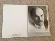 USSR CCCP Soviet Union State Vladimir Lenin Stationery Card Cold War Collectible