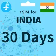 INDIA eSIM 30Days| 10GB/20GB | Data ONLY |
