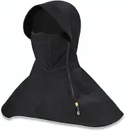 [Generic] Motorcycle Face Scarf Neck Warmer Motorcycle Keep Mask Winter Cycling Cap Double Layer Windproof Warm Zipper Hood Women Men Warm Fleece Motorcycle Skiing Gear