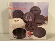 Springform Pan Set 8 pc Holiday Non-Stick BRAND NEW in BOX