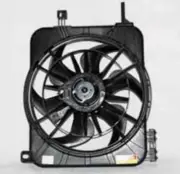 NEW DUAL RADIATOR AND CONDENSER FAN FITS CHEVROLET CAVALIER 1995-2004 22136897 (for: Chevrolet)