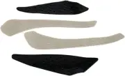 Stomp Design Volcano Profile Traction Pad Kit Black/Clear for Suzuki GSXS750/Z