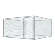 Pet Dog Kennel Outdoor Cage Large Metal Puppy Wire House Enclosure Steel Playpen