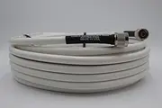 Cable Assemblies Now LMR-400/LMR400 White Times Microwave Low Loss Coaxial Cable - N-Male to N-Male Connectors - 50 Feet - for Amateur Radio, WiFi Routers, Signal Boosters, Wireless LAN Devices