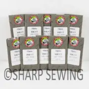 100 ORGAN 12BP 15X1 HAX1 FLAT SHANK HOME UNIVERSAL SEWING MACHINE NEEDLE 130/705