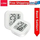 Portable Mini Temperature and Humidity Monitor with Celsius/Fahrenheit Switch