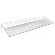 Richboom Clear Acrylic Tilted Computer Keyboard Holder for Easy Ergonomic Typing
