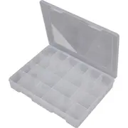 FISCHER PLASTIC 1H097 20 Compartment Storage Box Extra Large Plastic Case 20 Compartment (Xlarge)