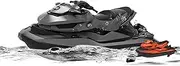 njoyn RC RC Jet Ski Boat with Battery, Robust Speed Boat Model for Children and Adults, Ideal for Swimming Pools and Lakes, Suitable for Beginners & Professionals, Great Toy for Racing Boat Fans