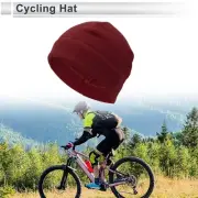 Cycling Hat Keep Warm Ear Protection Claret 27x18cm Polar Fleece Fabric 1 Pcs