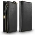 For iPhone 13 12 11 Pro Max 12 Mini Leather Wallet Case Zip Card Pocket Cover