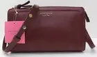 NWT Authentic KATE SPADE Pebbled Leather KNOTT Shoulder Crossbody Autumn Dk Red