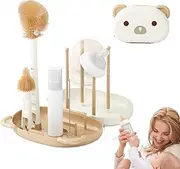 Baby Bottle Brushes for Cleaning | Household Nipple & Bottles Crevices Brush Kit,Portable Narrow Cup Washer Detail Cleaner for Lovers, Families