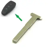 Insert Emergency Remote Smart Key Fob Uncut Blade For Ford Fiesta CMax Focus