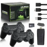 M8 Retro Game Stick 4K HDMI Built In 9 Emulators 20000+ Games 2.4GHz Wireless Controller Plug and Play for TV 64GB Memory