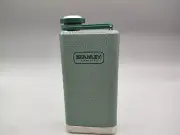 Stanley Thermos Adventure 8 oz Pocket Flask Stainless Steel Green