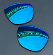 Ice Blue POLARIZED Replacement Lenses for Oakley Garage Rock OO9175 55mm