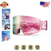 X12 Snow Goggles - Adjustable Magnetic Lenses & Crisp Vision Technology