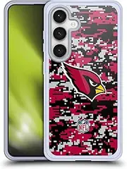 Head Case Designs Officially Licensed NFL Digital Camouflage Arizona Cardinals Graphics Soft Gel Case Compatible with Samsung Galaxy S24 5G