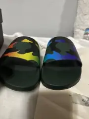 valentino garavani rubber slides Green Multi Eu 40/ US 7