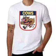 Adelaide Crows AFL Team BBQ Series - Cows Meme T-Shirt 2XL White