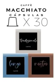 30 Capsulas De Café Macchiato Compatible Maquina Nespresso