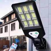 LED Solar Powered Light Bright Garden Outdoor Street Wall Lamp Patio Lighting
