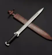 Custom Handmade D2 Steel SWORD/DAGGER HUNTING FUNCTIONAL COMES WITH SHEATH