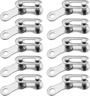 Emagtech 10 Pairs Single Speed Removable Quick Split Chain Link Bicycle Chain...