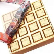 Ghasitaram Gifts Diwali Gifts Diwali Sugarfree Chocolates - Blue Printed Assorted Sugarfree Chocolates Box