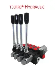 1x FLOATING spool 4 Bank Hydraulic Directional Control Valve 11gpm 40L 3x DA ex