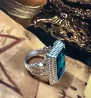 God Of Wealth Magic Become Rich Attract Money Handmade Pagan Silver Ring RARE US