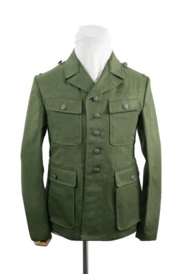 WW2 German DAK Tropical Afrikakorps olivebrown field tunic 3rd pattern M43