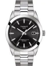 [Tissot] Gentleman Powermatic 80 Silicium T1274071105100 Automatic Watch in Black