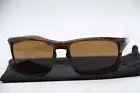 NEW OAKLEY OO9448-0257 BROWN AUTHENTIC DESIGNER FRAMES SUNGLASSES W/CASE 57-17