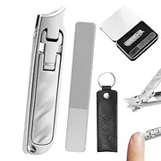 Portable Nail Clipper Set - Large Opening Fingernail Clipper Set - Oblique Mouth Toe Top Care Cutters For Women Male