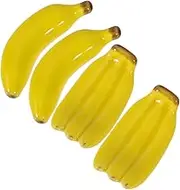 MAGICLULU Adorable Banana Chopsticks Rests Simulation Fruit Spoon Holder for Dinner Table Decor Easy to Clean Versatile Tableware Stand Unique Home Decoration