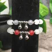 2 PC Handmade Bohemian Beaded Stackable Stretch Bracelet Set New 9947