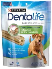 Dentalife Large Dog Treats, 18 Chews