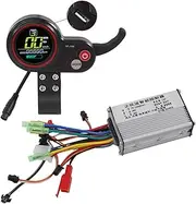 Yurefax Electric Scooter Controller with TF-100 LCD Display Control Panel Shift Switch Accessory 36V 48V, for Kugoo, for Electric Bike Scooter Electric Scooter Display Screen(36V Suit)