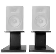 Rockville 8” Black Studio Monitor Speaker Stands For M-Audio BX5 D3 Monitors