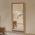 Opulent Gold Dressing Mirror – Luxury Vanity Full-Length Modern Bedroom Decor AU