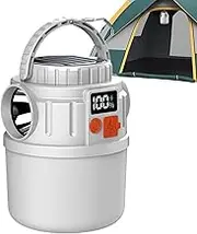 Solar Camping Light | 2400 MAh Rechargeable Lantern |10W Waterproof Outdoor Light, High-Lumen Compact Lamp, Energy-Efficient Waterproof for Backyard, Decor, Hiking, Survival, Outdoor Garden