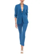 BGL 2pc Linen-Blend Blazer & Pant Set