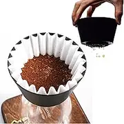OCTPLAY pour over coffee maker，Coffee Dripper 2-5 Cup Brewer fits 185 flat papers Design Slow Drip Coffee Filter Cup for OREA Big Boy