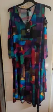 Taking Shape Dress medium Size 18 Plus Size zanadu purple rain