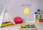 Hello Sunshine Sun Wall Sticker Decal Bedroom Decor Art Mural Nursery Kids WC95