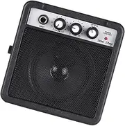 Labymos 5W Mini Guitar Amplifier Amp Speaker with 3.5mm & 6.35mm Inputs 1/4 Inch Output Supports Tone Adjustment Overdrive